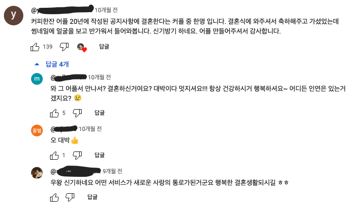 조코딩 1인 개발자 유튜브 댓글